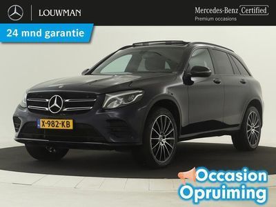 tweedehands Mercedes GLC250 4Matic AMG Line Limited | Stoelverwarming | Trekhaak | Panorama schuif/kanteldak | Inclusief 24 MB Premium Certified garantie voor Europa.