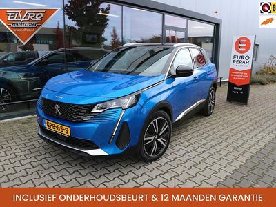 Occasion Peugeot 3008 GT 131 PK (96 kW) 2021 Blauw, metallic lak SUV