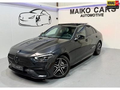 Grijs (metallic) Occasion 2022 Mercedes C300e AMG line Sedan | € 45.995 (Iets duurder)