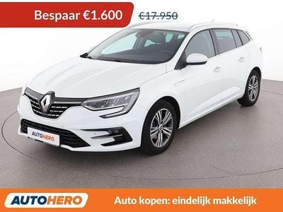 Occasion Renault Mégane GrandTour Intens 140 PK (102 kW) 2021 Wit Stationwagen