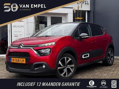 Rood (metallic) Gebruikt 2021 Citroën C3 PureTech Hatchback | € 16.950 (Eerlijke prijs)