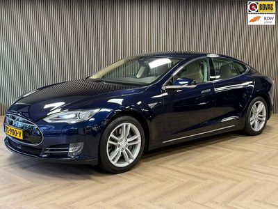 Blauw Occasion 2014 Tesla Model S Hatchback | € 16.995 (Eerlijke prijs)