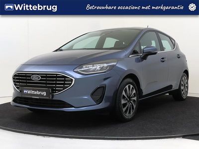 Occasion Ford Fiesta Titanium 125 PK (91 kW) 2023 Blauw Hatchback