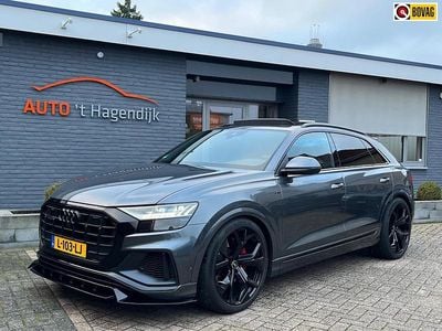 Grijs (metallic) Occasion 2021 Audi Q8 S-Line SUV | € 64.750 (Eerlijke prijs)