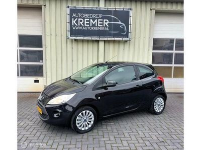 tweedehands Ford Ka 1.2 Titanium, Navigatie, L.M.V, Zwart Metallic