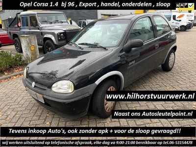 tweedehands Opel Corsa 1.4i Eco, Cross, export, handel, sloop, onderdelen