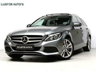 tweedehands Mercedes E350 C-KLASSE EstateAvantgarde |PANORAMADAK, NAVIGATIE, CRUISE, CLIMATE, SPORTSTOELEN VERWARMD, SFEER, CAMERA, LED, TREKHAAK|