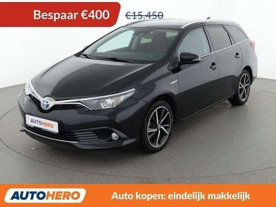 Zwart Occasion 2017 Toyota Auris Hybrid Edition-S Stationwagen | € 15.249 (Goede deal)