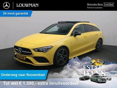 Occasion Mercedes CLA200 Shooting Brake Business 165 PK (121 kW) 2021 Licht zonnegeel Stationwagen