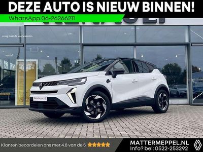 Twotone blanc nacré / noir étoilé qnc+gne (wit metallic) Occasion 2025 Renault Captur Techno SUV | € 30.450 (Eerlijke prijs)