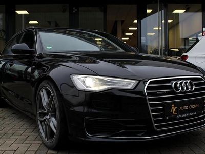 Zwart Gebruikt 2016 Audi A6 S-Line Stationwagen | € 17.900