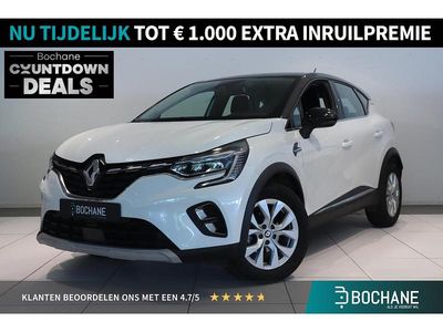Twotone blanc nacré / noir et Occasion 2021 Renault Captur Intens SUV | € 15.900 (Eerlijke prijs)