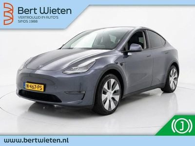 Occasion Tesla Model Y Long Range AWD 378 kW (514 PK) 2021 Grijs SUV