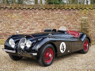 tweedehands Jaguar XK XK120 Roadster "Special Equipment" Mille Miglia eligible roadster, Well-maintained restoration, Beautifully presented in period-correct "Black over Red" livery, Purity of style and design, A fast and easy-to-handle XK120
