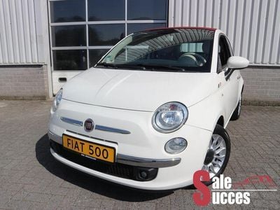 Wit Occasion 2014 Fiat 500C Lounge Cabriolet | € 6.950 (Eerlijke prijs)
