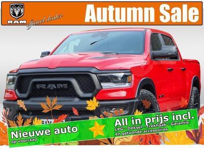 tweedehands Dodge Ram PICKUP 1500 5.7 REBEL GT NIGHT | Etorgue | AUTUMN SALE | ALL-IN PRIJS | LUCHTVERING | NIEUW | LPG in of onderbouw | Deksel