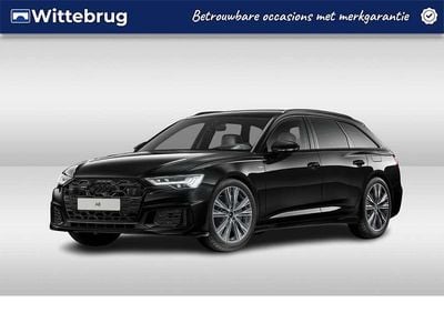 Zwart Occasion 2025 Audi A6 S-Line Stationwagen | € 59.950 (Eerlijke prijs)