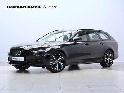 Zwart Gebruikt 2020 Volvo V90 Plus Stationwagen | € 46.950