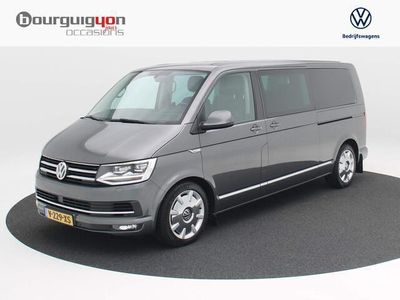 tweedehands VW Multivan 2.0 TDi 199 Pk DSG L2H1 DC Highline | Leder | Open Dak | Full LED | Elektrische Schuifdeuren L+R | 18 Inch