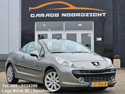 tweedehands Peugeot 207 CC 1.6-16V Turbo 150pk Féline LEDER COGNAC|STOELVE