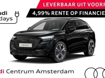 Zwart Nieuw 2025 Audi Q4 e-tron S-Line SUV | € 51.900 (Duur)