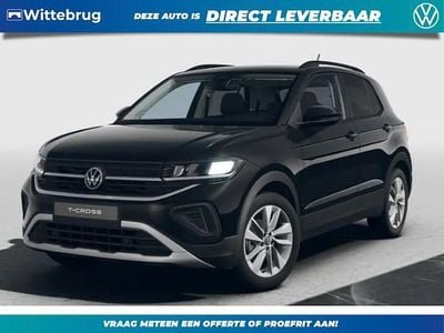 Zwart Nieuw 2025 VW T-Cross Edition SUV | € 35.695 (Eerlijke prijs)