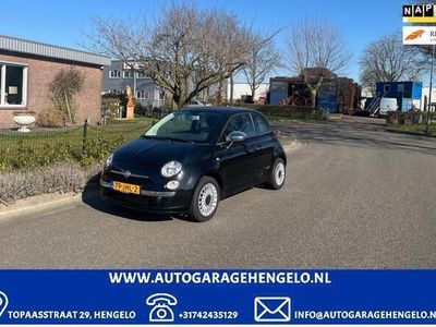 Zwart Occasion 2009 Fiat 500 Lounge Hatchback | € 2.995 (Iets duurder)