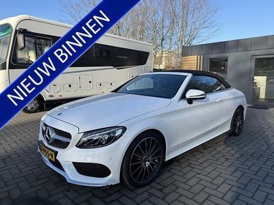 Occasion Mercedes C180 AMG Line Premium Plus 157 PK (115 kW) 2018 Wit Cabriolet