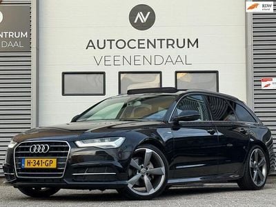 Zwart Gebruikt 2017 Audi A6 S-Line Stationwagen | € 22.495 (Goede deal)