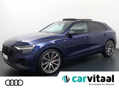 tweedehands Audi Q8 55 TFSI quattro Pro Line S | 340 PK | Automaat | Panoramadak | 360 Camera | B&O Soundsystem | Navigatie | Matrix Led verlichting | LMV 23" | Trekhaak |