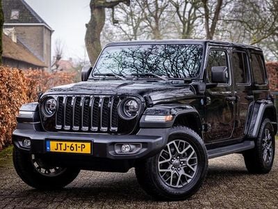 Occasion Jeep Wrangler Unlimited 80th Anniversary 381 PK (280 kW) 2021 Zwart SUV