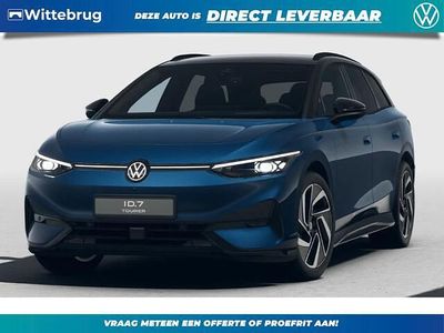 Blauw Nieuw 2025 VW ID.7 Pro Stationwagen | € 56.595 (Eerlijke prijs)