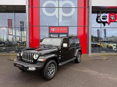 Occasion Jeep Wrangler Unlimited Sahara 381 PK (280 kW) 2022 Zwart SUV