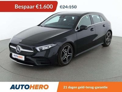 Zwart Occasion 2020 Mercedes A180 AMG line Hatchback | € 22.749 (Eerlijke prijs)