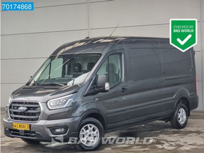 tweedehands Ford Transit 170pk Automaat L3H2 Limited 12'' Grootbeeld Camera Navi Xenon CarPlay 11m3 Airco Cruise control