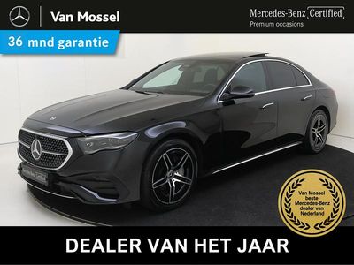 Zwart Occasion 2025 Mercedes E300 AMG line Sedan | € 64.945 (Eerlijke prijs)