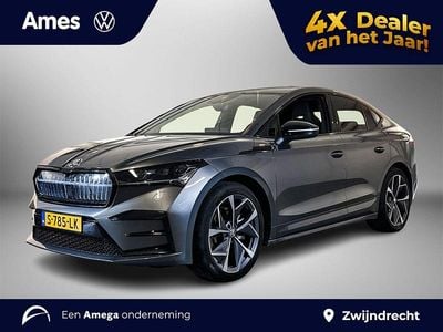 Occasion Skoda Enyaq iV RS 220 kW (300 PK) 2023 Grijs SUV
