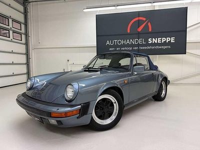Occasion Porsche 911 Carrera Cabriolet 231 PK (169 kW) 1984 Blauw Cabriolet
