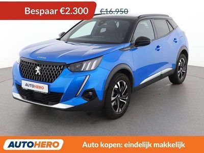Blauw Occasion 2020 Peugeot 2008 GT-line SUV | € 14.849 (Eerlijke prijs)