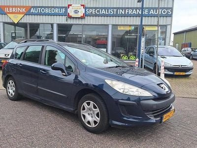 Blauw (metallic) Gebruikt 2009 Peugeot 308 SW Stationwagen | € 2.750