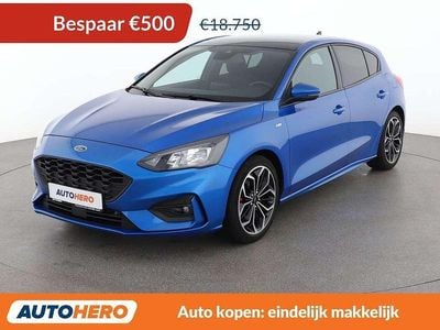 Blauw Occasion 2021 Ford Focus ST-Line X Hatchback | € 18.449 (Duur)
