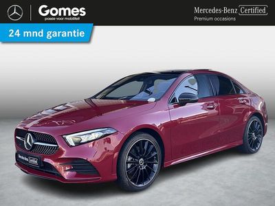 Rood Occasion 2022 Mercedes A250 AMG line Sedan | € 31.950 (Eerlijke prijs)