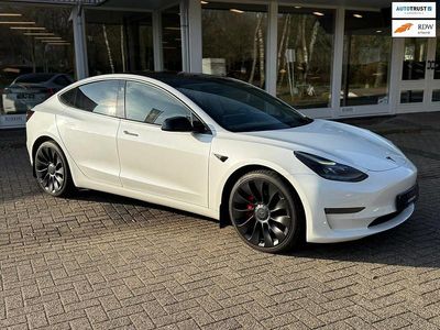 Wit Occasion 2021 Tesla Model 3 Performance Sedan | € 28.999 (Eerlijke prijs)