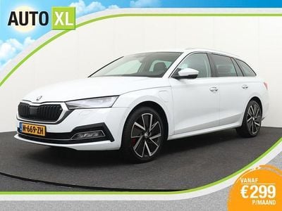 Occasion Skoda Octavia Business Line 245 PK (180 kW) 2021 Wit Stationwagen