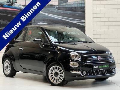 tweedehands Fiat 500 1.0 Hybrid Dolcevita Airco / Panoramadak / Apple Carplay / Leder Sport Int / Parkeer Sensoren / 15" LM Velgen / 1e Eigenaar!