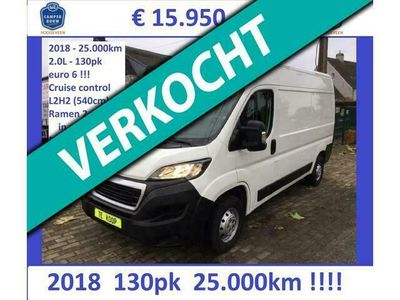 tweedehands Peugeot Boxer Z. 2018 - 25.000km - euro 6 - cruise - airco - L2H2