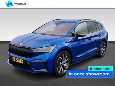 Blauw Occasion 2021 Skoda Enyaq iV SportLine SUV | € 28.995 (Goede deal)