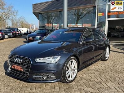 Blauw (metallic) Occasion 2017 Audi A6 S-Line Stationwagen | € 27.450 (Eerlijke prijs)