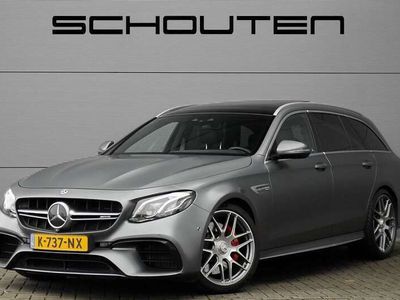 tweedehands Mercedes E63 AMG Estate 4M Pano Disctronic Burmester HUD Luchtverin