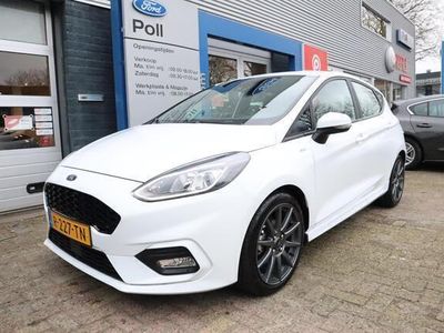 tweedehands Ford Fiesta 125pk EcoBoost Hybrid ST-Line Climat Cruise Winter pack 17" Performance LM velgen 5drs